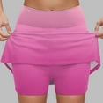 thumbnail image 2 of GEWSEY Plus Size Athletic Skort Tennis Midi Skirts for Women with Pockets High Waisted Golf Skorts Skirts (Hot Pink, XL), 2 of 5