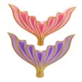 thumbnail image 4 of CRILSTYLEO Creative Cake Ornaments, Assorted Color, Plastic, Fishtail Design, 2Pcs, 4 of 8