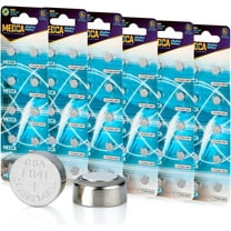 MEDca 1.5V Alkaline Batteries - LR41, 192, 92A,LR736, and AG3 Battery - Button Coin Cell for Hearing Aids, Amplifiers, 30 Pcs