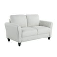 thumbnail image 3 of Lifestyle Solutions Alexa Loveseat with Rolled Arms, Oyster Fabric, 3 of 9