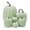 Light Green, variant on 7Pcs Artificial Pumpkins Halloween Home Decoration Set Fake Orange White Pumpkins for Fall Harvest Seasonal Holiday Decor