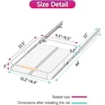 thumbnail image 2 of Expandable Pull Out Cabinet Organizer Slide Out Drawers for Kitchen Cabinets .~.&#W x .&#&#D Pull Out Drawers for Kitchen Cabinets, 2 of 9