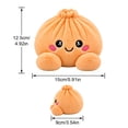 thumbnail image 4 of 2026 Rainbow Plush Dumpling Squishy Mystery, Stuffed Dumpling Squishies Plushies Fidget Toy, Simulated Steamer & Fuzzy Handle, Christmas Surprise Stress Relief Collectible, 4 of 5