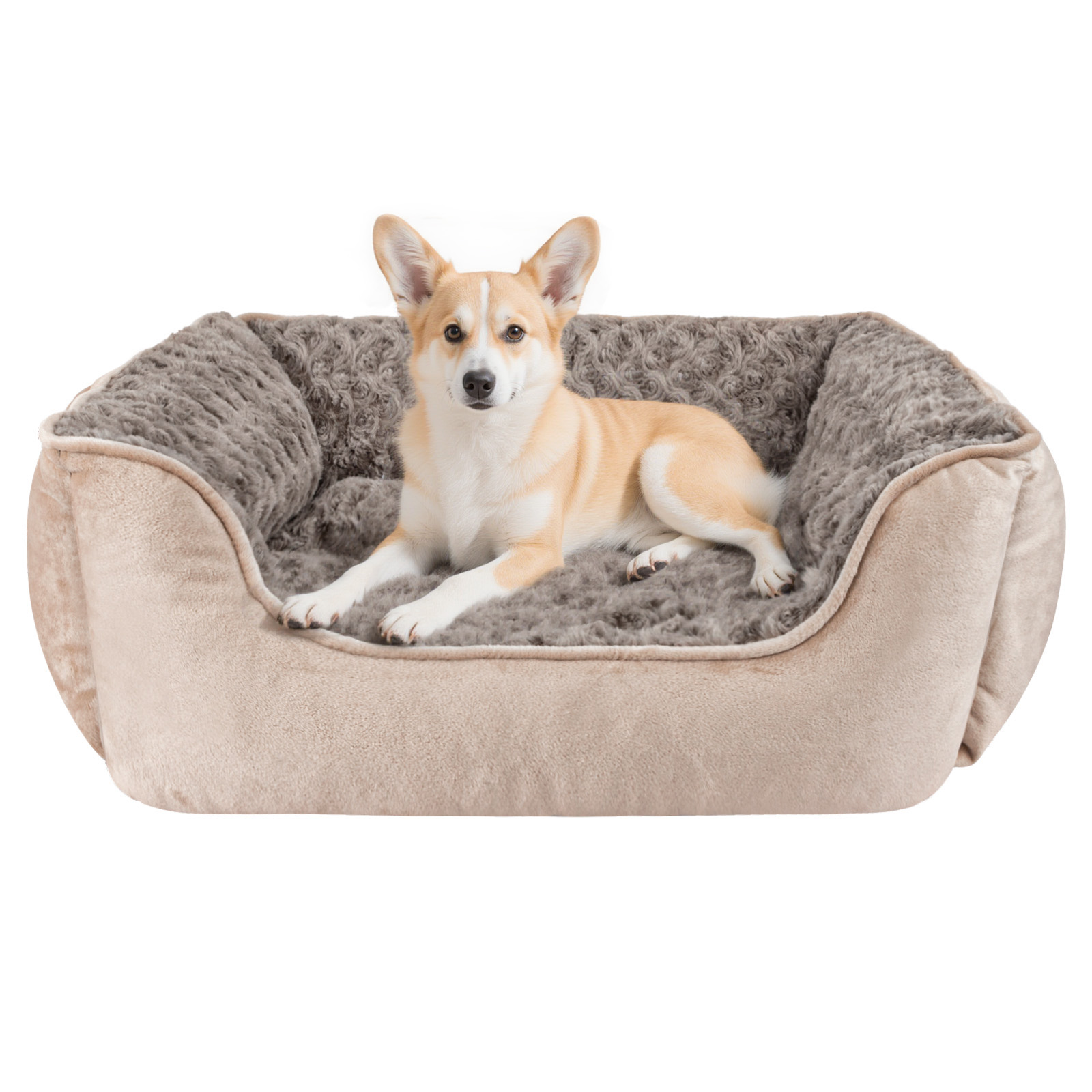 SHU UFANRO Rectangle Dog Bed with Orthopedic Support photo 1