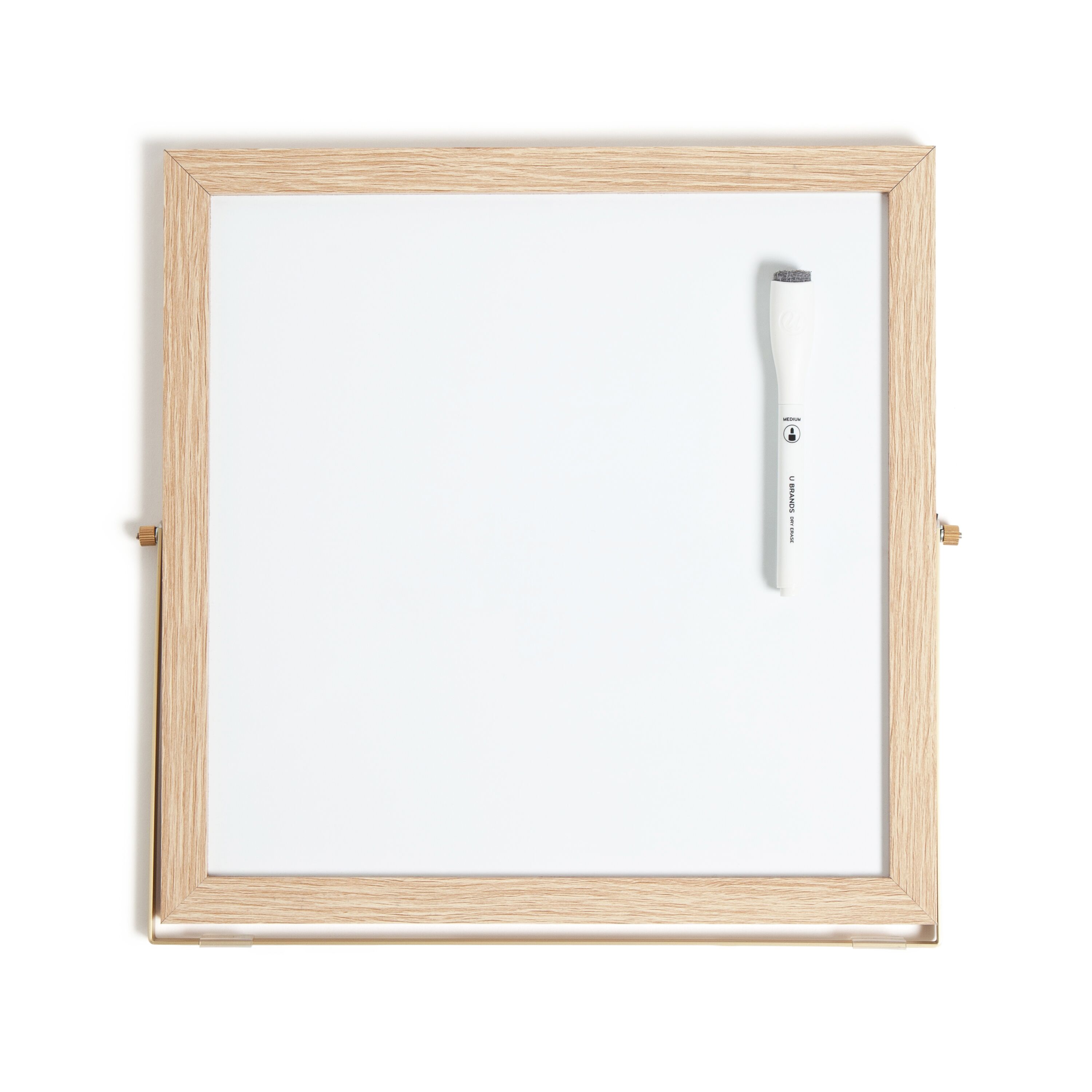U Brands Magnetic Desktop Dry Erase Easel 12x12 photo 2