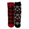 thumbnail image 4 of MUK LUKS Women's Tall Rib Cuff Cabin Socks, 2-Pack, S-XL, 4 of 8