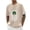 Beige, variant on Men's St. Patrick's Day Shamrock American Flag Graphic Short Sleeve Crew Neck T-Shirt