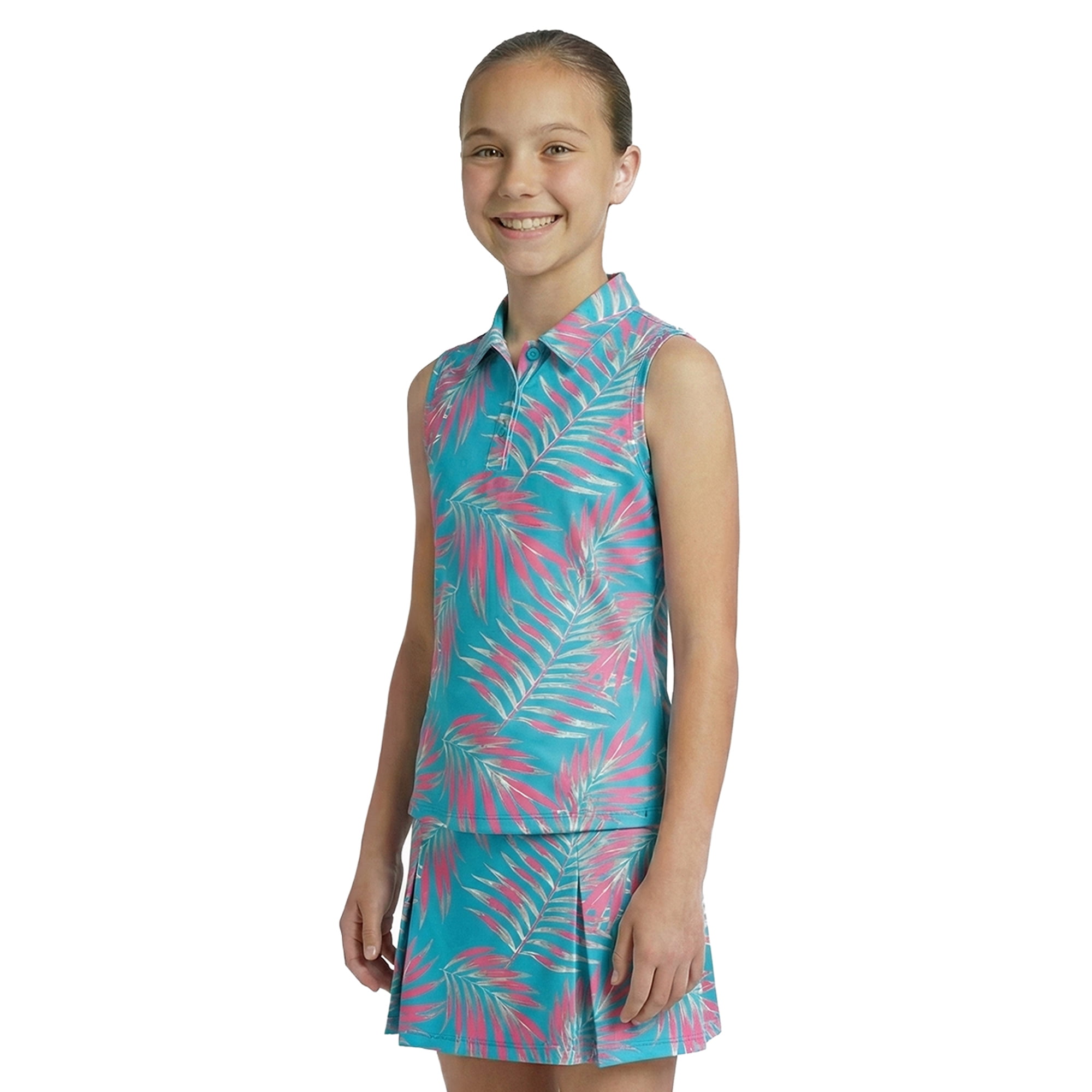 Birdie Bound Girls Leaves Polo Shirt, Sizes 4-16