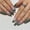 JP2971 [Glue model], variant on French blue-green splicing plaid, wearing nail, small fresh cross, manicure tablets, Croxin fake nail tablets wholesale