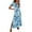 #337-Multicolor, variant on Taylonsss Womens Spring Summer V Neck Solid Color Slit Hem Casual Long Maxi Dress Beach Resort Outfit