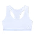 thumbnail image 1 of Sonducket Ropa interior para chica adolescente finamente elaborada que absorbe el sudor y es cómoda de llevar, sujetador deportivo transpirable Ropa interior Blanco Talla única, 1 of 6