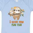 thumbnail image 4 of Inktastic Sloth I Love My Nai Nai Boys or Girls Baby Bodysuit, 4 of 5