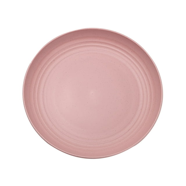 Shatterproof Plastic Dinner Trays, 6" Reusable Microwave & Dishwasher Safe for Kitchen, Camping & Parties, Multi-Colors