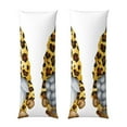 thumbnail image 1 of Balery Leopard Gnomes Funda Protectora para Almohada Corporal de Algodón Hipoalergénico con Cierre(55 x 21 pulgadas), Almohadas No Incluidas, 1 of 2