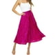 thumbnail image 1 of Falda satinada con cinto AMAD para mujer fucsia S AMAD FW22-F07, 1 of 5