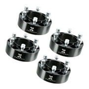 4 Pcs 6 Lug 6x5.5" 2" Thickness Wheel Spacer Adapter Black for Lexus for Toyota