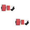thumbnail image 3 of maskred Car Rear Diffuser Spoiler LED Brake Lights Bumper Cover Lamp For For For Universal Car Red White Black No.02 2Set, 3 of 6