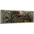 thumbnail image 5 of IDEA4WALL Extra Large Framed Canvas Print Wall Art Misty Forest Enchanting Woods & Animals Retro Artwork Nature Wilderness Antique Fine Art Decor for Home Decoration - 60"x20", 5 of 5