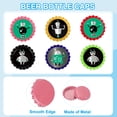 thumbnail image 4 of Uxcell Bottle Caps for Crafts Double Sided Printing Metal Bottle Caps Bulk for DIY Craft Embellishments Pink, 4 of 6