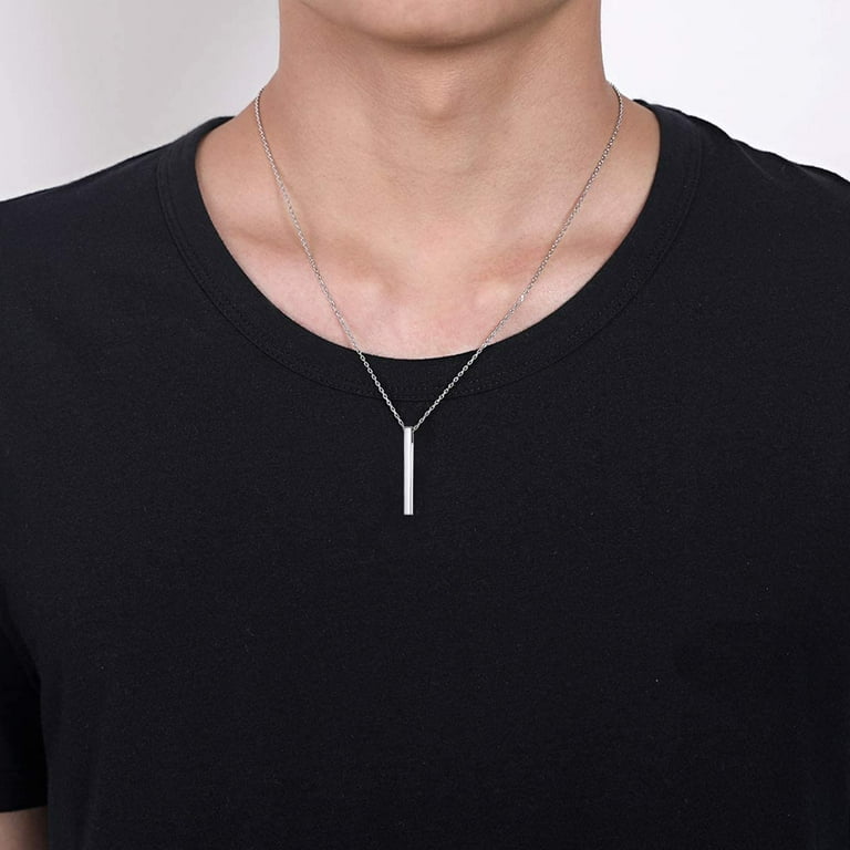Vertical Bar Minimal Bar Necklace Men Dublin Necklace Buy Vertical