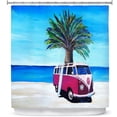 thumbnail image 1 of Shower Curtains 70" x 93" from DiaNoche Designs by Markus Bleichner - Red Surf Bus II, 1 of 1