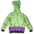 thumbnail image 4 of Incredible Hulk Sherpa Fleece Hoodie (Little & Big Boys), 4 of 4