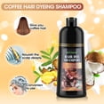 thumbnail image 2 of 500ml Hair Dye Shampoo,Instant Black Hair Dye Shampoo, Simple to Use Lasts 30 Days-Fast Acting Natural Ingredients for Women Men Brown, 2 of 6