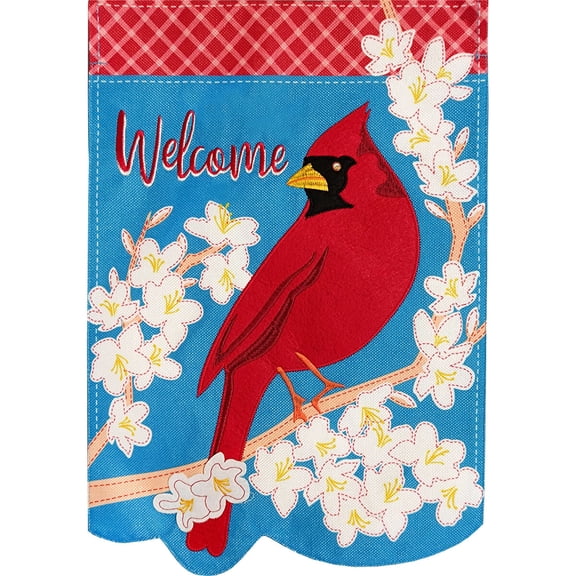 Briarwood Lane Spring Garden Flag 12x18 For Outdoor Spring Cardinal Burlap For Spring Garden Flag Flags For Outside