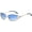 Silver/Blue, variant on Melrose Trendy Y2k Cat Eye Sunglasses Women 2026 Vintage 90s Chic Small Narrow Gold Frame Sun Glasses UV400