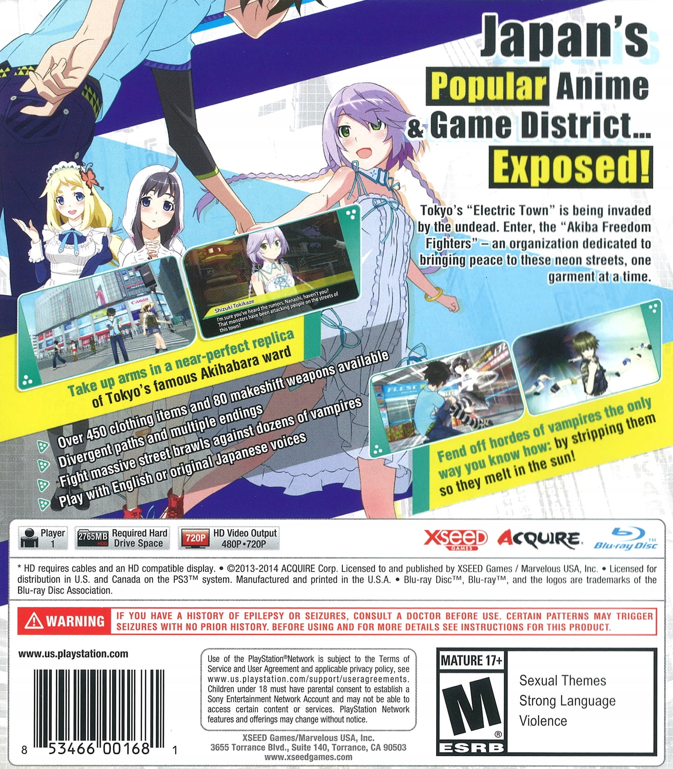 AKIBA'S TRIP UNDEAD e UNDRESSED, Jogos PS3 Promoção