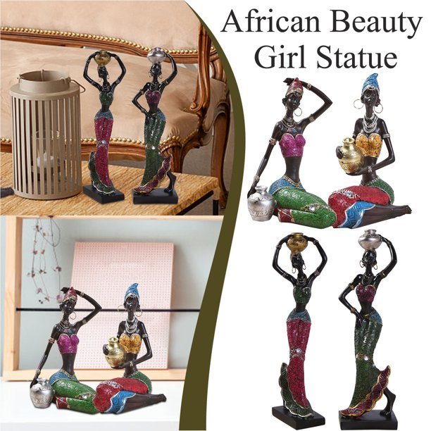Ganfancp Resina Belleza Chica Estatua Estilo Étnico Decoración Del Hogar Artesanía Creativa Ofertas Del Día Sólo En Línea 1Pc Estatua