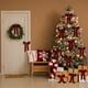 thumbnail image 4 of Decoraciones de Árbol de Navidad 6Pc Terciopelo Árbol de Navidad Decoración de Arco Corona Arco Decoraciones de Navidad para el Hogar, 4 of 7