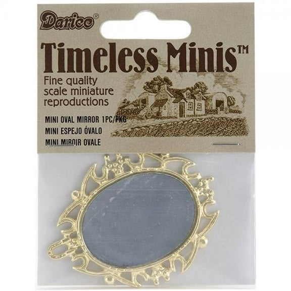 timeless miniatures-oval mirror