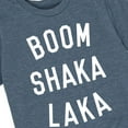 thumbnail image 3 of Instant Message - Boom Shaka Laka - Toddler And Youth Short Sleeve Graphic T-Shirt, 3 of 6