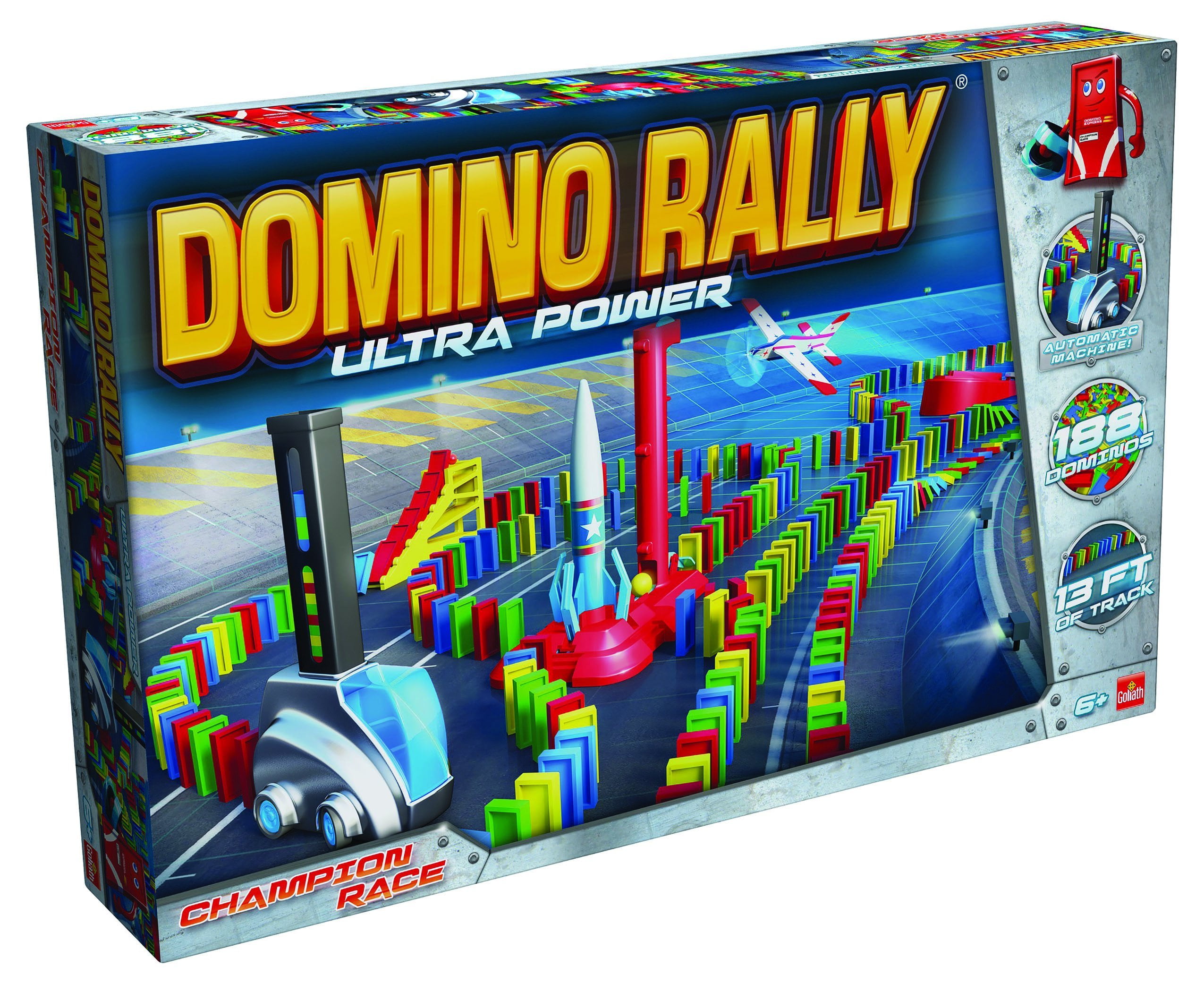 Domino Rally Racing 150-Domino Pack by Goliath Ages 6 years and up – JK  Trading Company Inc.