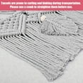 thumbnail image 6 of Stuffed Animal Storage Hammock, 56" Jumbo Ceiling Hanging Net Organizer for Nursery Decor, Boho Leaf Tassel Corner Toy Holder Wall Mounted, Gray Plush Toy Net w/LED Star Light for Baby Girl Boy, 6 of 13