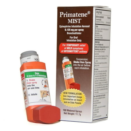 Primatene Mist Epinephrine Inhalation Aerosol, 1 Ea, 2 Pack