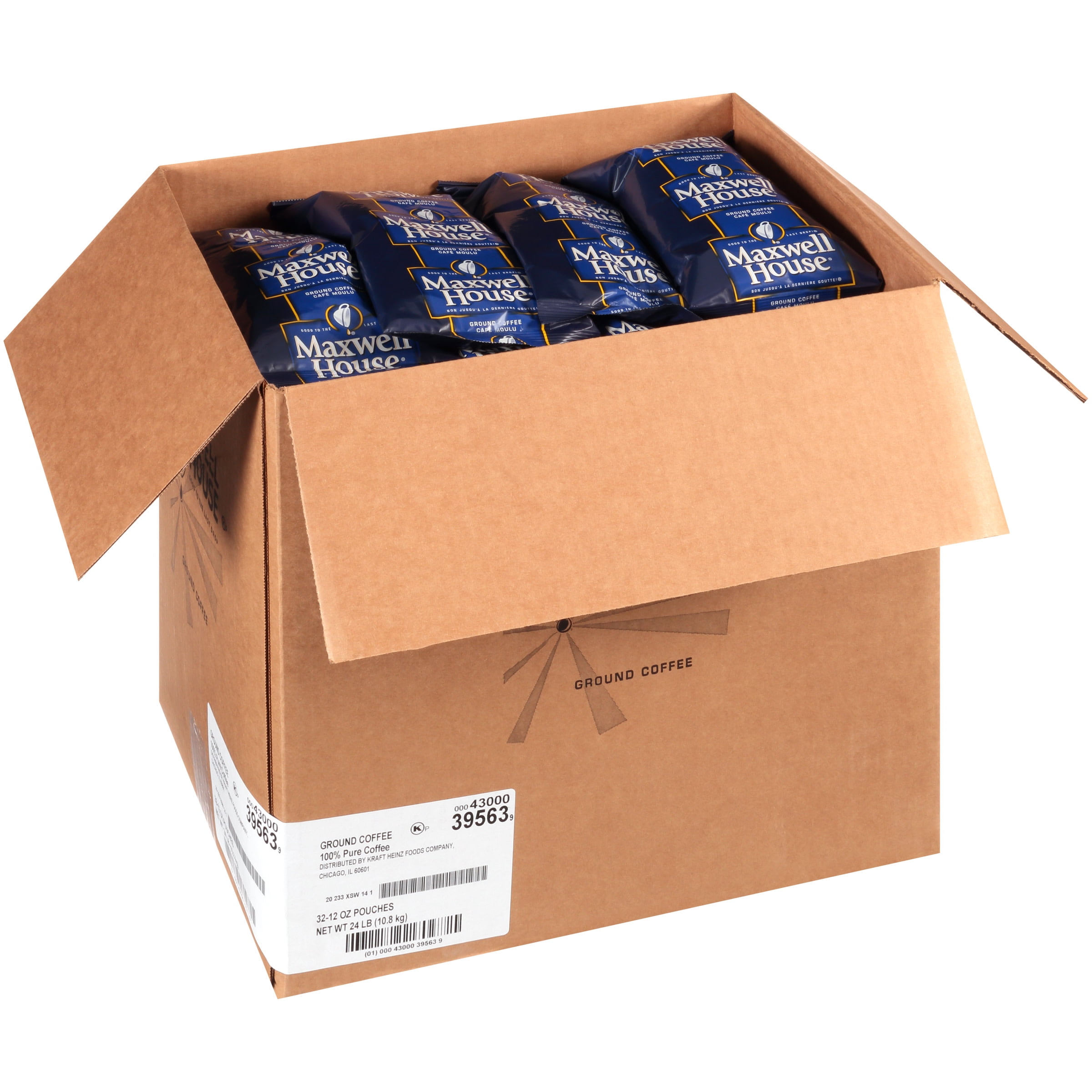 Maxwell House Regular Roast Coffee Urn Casepack, 32 ct