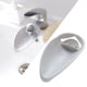 thumbnail image 5 of Extensión de grifo de baño con abrazadera suave para lavarse las manos gris, 5 of 8