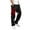 Wine, variant on Mens and Big Men's Solid Casual Multiple Pockets Outdoor Straight Type Fitness Pants Cargo Pants Trousers With Stretch