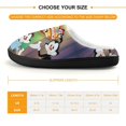 thumbnail image 2 of Animaniacs Slippers for Kids, Cute Soft Plush Anti-slip Fluffy Fuzzy House Slippers Warm Soft Plush Non-Slip Indoor Outdoor Slip-on Shoes for Boys Girls, 2 of 8