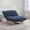 BLUE, variant on FUNECORP Oversized Corduroy Lounge Chair Solid Wood Frame Lazy Accent Reading Chair, off White for Living Room Bedroom