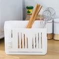 thumbnail image 4 of AMERTEER Home Chopsticks Cage Wall-mounted Drain Storage Rack Fork Knife Spoon Holder, 4 of 10