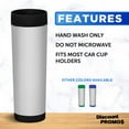 thumbnail image 2 of Slim Color Top Stainless Steel Travel Mug 16 oz. Set of 10, Bulk Pack - Perfect for Coffee, Soda, Other Hot & Cold Beverages - Black, 2 of 5