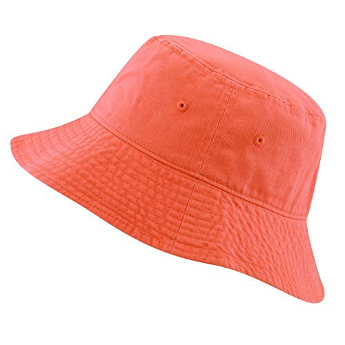 The Hat Depot 100% Cotton Long Brim and Deeper Beanie & Tennis Packable Summer Fashion Bucket Hat