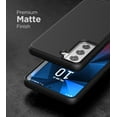 thumbnail image 4 of Encased Thin Armor Designed for Samsung Galaxy S21 FE Case, Slim Fit Flexible Grip Cover (Black), 4 of 7