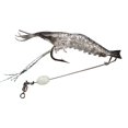 thumbnail image 2 of Mikilon fishing gear, fishing lures fishing baits, High Simulation Shrimp Soft Bait With Hook Fake Shrimp Fake Bait Bionics Shrimp Road Bait, White, 2 of 8