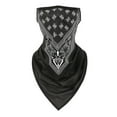 thumbnail image 2 of Joernso Outdoor Paisley Print Anti-UV Breathable Earloop Face Cover Scarf Neck Gaiter, 2 of 8