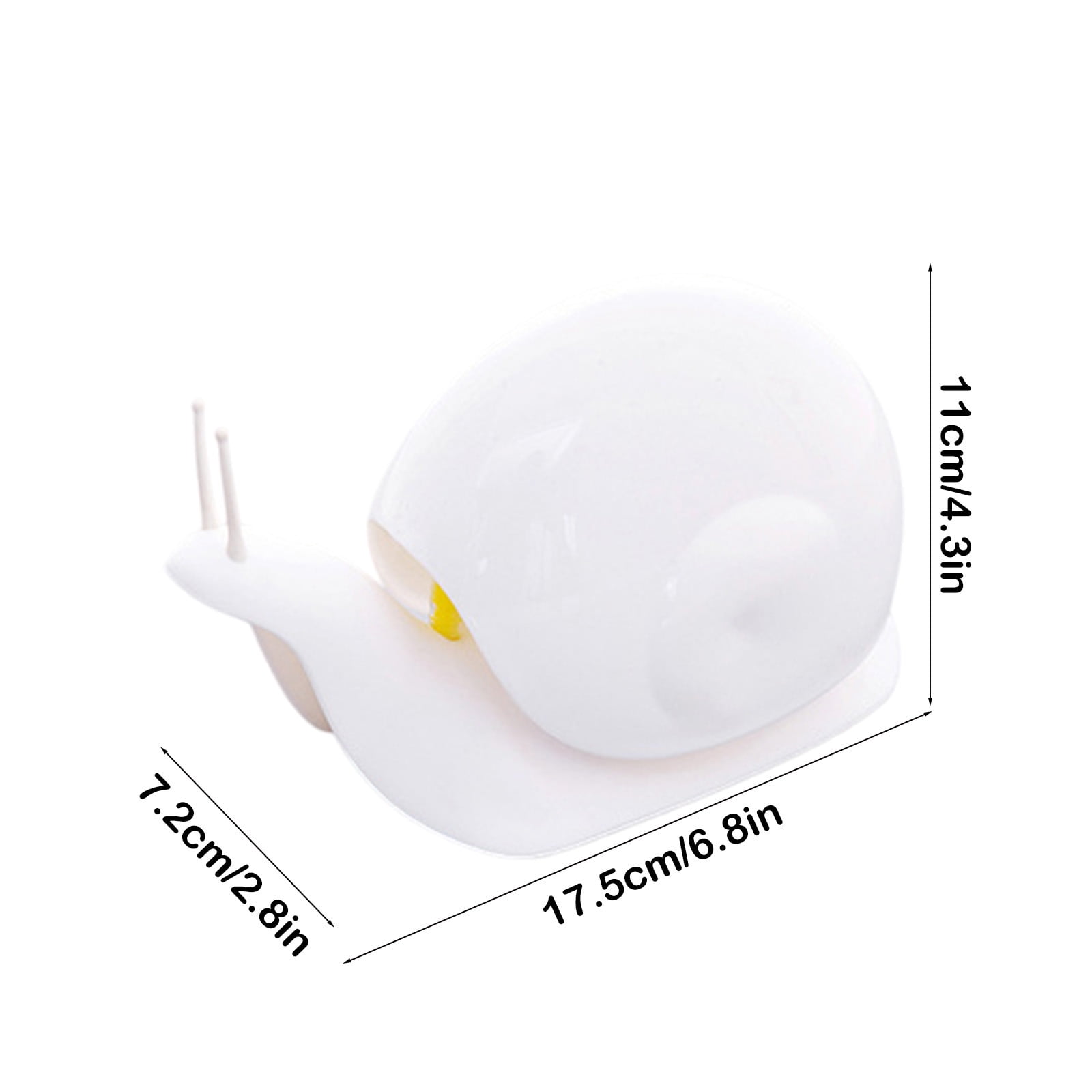 TaTaai 5Pcs Cute Snail Soap Dispenser - Hand Soap Pump for Bathroom & Kitchen, Lotion, Shampoo, Shower Gel Dispenser, Durable & Leak-Proof Design, Bathroom Accessories