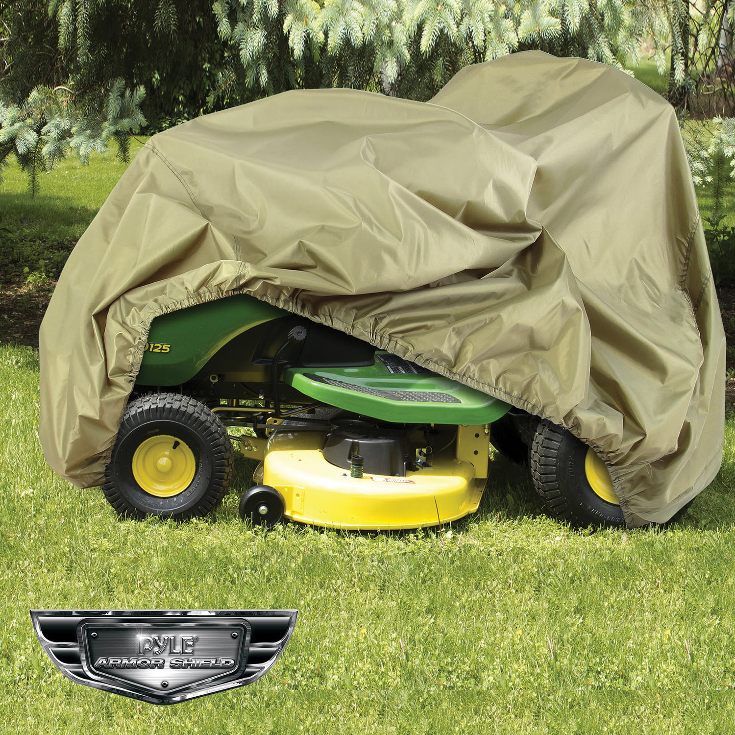 Premium Waterproof Universal Riding Lawn Mower Cover 55 Inch Garden Yard Tractor Storage Cover Black US Stock 